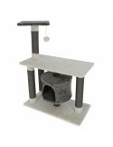 Cat scratching post Kerbl Jade Darklight White Grey 96 cm | Tienda24 Tienda24.eu