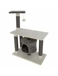 Árvore de arranhar para gatos Vesper V-Box Castanho Madeira MDF 37 x 37 x 72,5 cm | Tienda24 Tienda24.eu