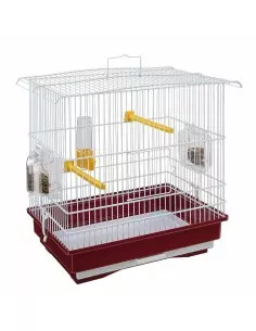 Jaula para Pájaros Ferplast Giusy Rojo Blanco de Ferplast, Jaulas para pájaros - Ref: S7138886, Precio: €58.72, Descuento: %