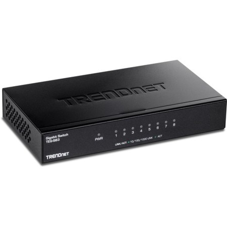 Switch Trendnet TEG-S83 Black by Trendnet, Network switches - Ref: S55147641, Price: 28,89 €, Discount: %