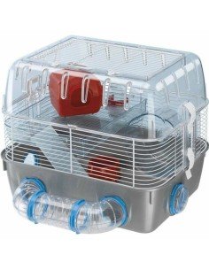 Cage Zolux 205621NOI Bois Métal Plastique Métal/Plastique 27 x 58 x 48 cm 78 x 81 x 48 cm (1 Pièce) | Tienda24 Tienda24.eu