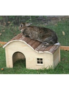 Doll's House Kerbl Rodents 37 x 37 x 16 cm Brown Wood | Tienda24 Tienda24.eu