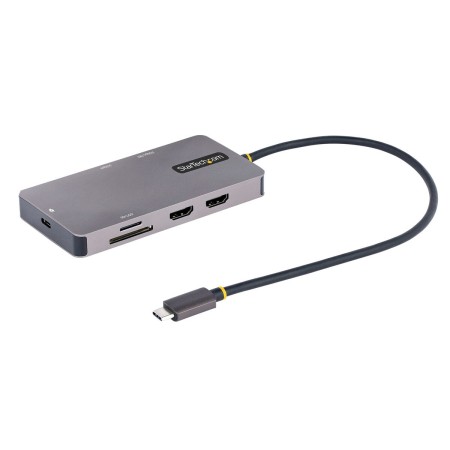 Hub USB Startech 120B-USBC-MULTIPORT Gris 15 W | Tienda24 - Global Online Shop Tienda24.eu