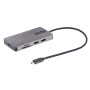 Hub USB Startech 120B-USBC-MULTIPORT Gris 15 W | Tienda24 - Global Online Shop Tienda24.eu