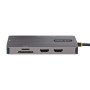 Hub USB Startech 120B-USBC-MULTIPORT Gris 15 W | Tienda24 - Global Online Shop Tienda24.eu