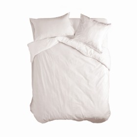 Housse de Couette HappyFriday BASIC Blanc 140 x 200 cm de HappyFriday, Couettes et housses de couette - Réf : D1610542, Prix ...