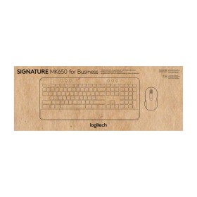 Teclado e Rato sem Fios Logitech MK650 QWERTY de Logitech, Packs de teclado e rato - Ref: S55158171, Preço: 88,79 €, Desconto: %