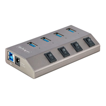 Hub USB Startech 5G4AIBS-USB-HUB-EU | Tienda24 - Global Online Shop Tienda24.eu