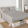 Sábana Encimera HappyFriday Basic Gris 240 x 270 cm de HappyFriday, Sábanas y fundas de almohada - Ref: D1610552, Precio: 24,...