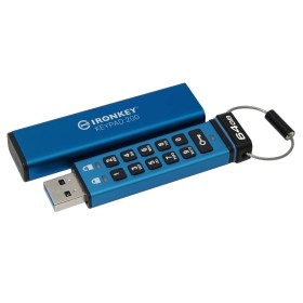 Pendrive Kingston IKKP200/64GB Bleu de Kingston, Clés USB - Réf : S55165086, Prix : 184,26 €, Remise : %