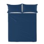 Top sheet HappyFriday Basic Navy Blue 240 x 270 cm by HappyFriday, Sheets and pillowcases - Ref: D1610557, Price: 42,05 €, Di...