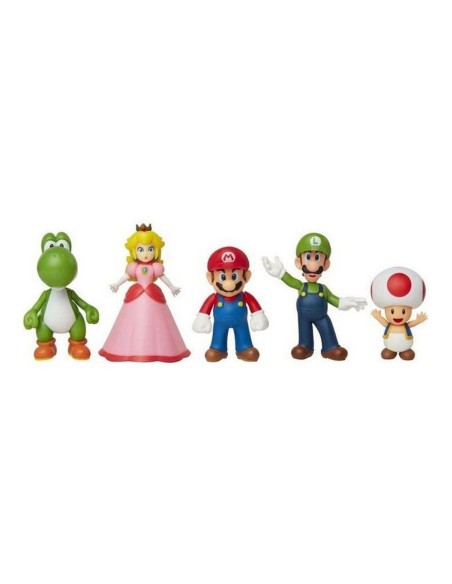 Set de Figuras Super Mario Mario and his Friends 5 Piezas | Tienda24 Tienda24.eu