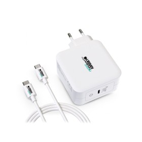 Chargeur Mural + Câble USB C Urban Factory GSC10UF Blanc de Urban Factory, Chargeurs - Réf : S55170174, Prix : 90,77 €, Remis...