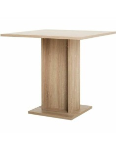 Mesa de apoio Romimex Preto Natural Metal madeira de pinho 50 x 52 x 50 cm | Tienda24 Tienda24.eu