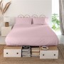 Sábana Encimera HappyFriday Basic Rosa claro 260 x 270 cm de HappyFriday, Sábanas y fundas de almohada - Ref: D1610578, Preci...