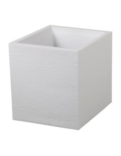 Maceta Stefanplast 73480 Blanco Plástico | Tienda24 Tienda24.eu