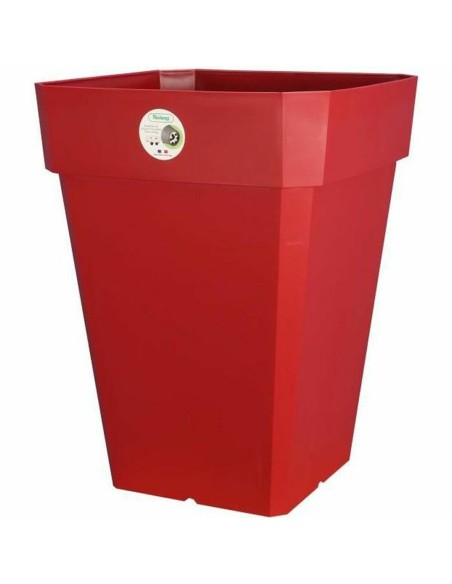 Plant pot Riviera Red Squared 49 x 49 x 50 cm | Tienda24 Tienda24.eu