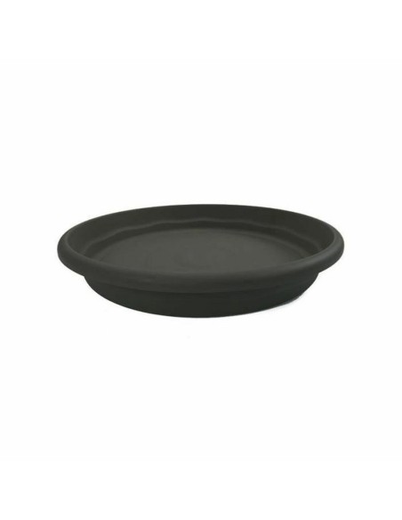 Sous-pot Plastiken Capri Ø 70 cm Rond Anthracite | Tienda24 Tienda24.eu