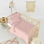 Parure de couette HappyFriday Basic Kids Rose clair Lit de bébé 2 Pièces | Tienda24 - Global Online Shop Tienda24.eu