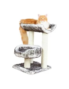 Árvore de arranhar para gatos Vesper V-Box Castanho Madeira MDF 37 x 37 x 72,5 cm | Tienda24 Tienda24.eu