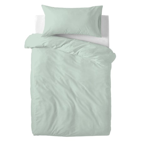 Duvet cover set HappyFriday Basic Kids Mint Baby Crib 2 Pieces | Tienda24 - Global Online Shop Tienda24.eu