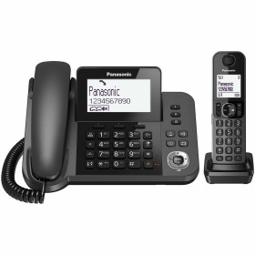 Festnetztelefon Panasonic KX-TGF310 Weiß Schwarz Grau von Panasonic, Analoge Telefone - Ref: S55244298, Preis: 105,86 €, Raba...