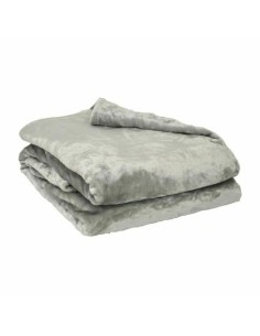 Bedspread (quilt) Hosteline PALMA Pearl Gray Single | Tienda24 Tienda24.eu