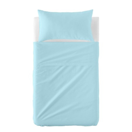 Juego de Sábanas HappyFriday BASIC KIDS Azul Cuna de Bebé 2 Piezas de HappyFriday, Ropa de cama para cunas - Ref: D1610622, P...