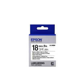 Etichette per Stampante Epson C53S655012 Nero Bianco/Nero Nero/Bianco di Epson, Etichette adesive e adesivi - Rif: S55246828,...