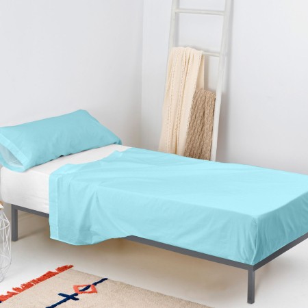 Bedding set HappyFriday BASIC KIDS Blue Single 2 Pieces | Tienda24 - Global Online Shop Tienda24.eu