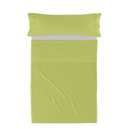 Jeu de draps HappyFriday BASIC KIDS Vert Lit 1 persone 2 Pièces de HappyFriday, Draps et taies d'oreiller - Réf : D1610624, P...