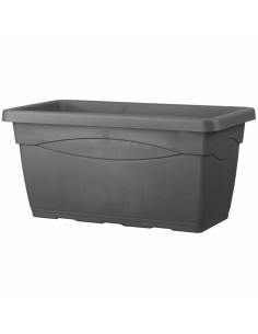 Pot Ecolux Ø 47 cm Gris Plastique Carré | Tienda24 Tienda24.eu