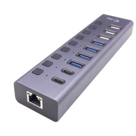 USB Hub i-Tec CACHARGEHUB9LAN Grey by i-Tec, USB hubs - Ref: S55249706, Price: 59,57 €, Discount: %