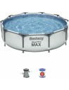 Schwimmbad Abnehmbar Bestway Steel Pro Max 305 x 76 cm | Tienda24 Tienda24.eu