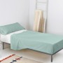 Conjunto de Lençóis HappyFriday BASIC KIDS Menta Solteiro 180 x 270 cm 2 Peças de HappyFriday, Lençóis e capas de almofadas -...