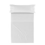 Jeu de draps HappyFriday Basic Kids Blanc 2 Pièces de HappyFriday, Draps et taies d'oreiller - Réf : D1610640, Prix : 18,69 €...