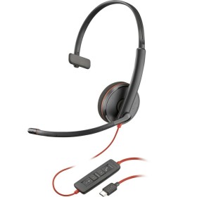 Auriculares con Micrófono Poly 8X214A6 Negro de Poly, Auriculares con micrófonos - Ref: S55255084, Precio: 29,58 €, Descuento: %