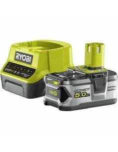 Set di caricabatterie e batterie ricaricabili Ryobi RC18120-150 Litio Ion 5 Ah 18 V da Ryobi, Accessori per utensili a batter...