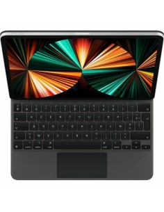 Clavier Apple MJQK3F/A Azerty Français Noir Français AZERTY | Tienda24 Tienda24.eu