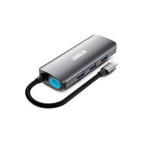 Hub USB-C Urban Factory MHC50UF Cinzento de Urban Factory, Hubs USB - Ref: S55258529, Preço: 45,69 €, Desconto: %