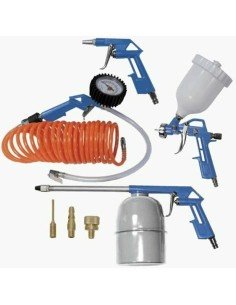 Kit di accessori per compressori d'aria Scheppach 8 Pezzi da Scheppach, Applicazione di vernice e colore - Ref: S7155903, Pre...