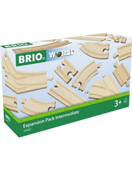 Pista de comboio Brio Intermediate Evolution Set Madeira 16 Peças | Tienda24 Tienda24.eu