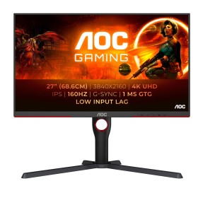 Gaming Monitor AOC U27G3X/BK 4K Ultra HD 27" 160 Hz/s by AOC, Monitors - Ref: S55259403, Price: 490,17 €, Discount: %