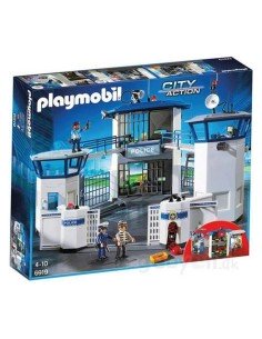 Playset City Action Police Station with Prison Playmobil 6919 da Playmobil, Playset con figure di giocattoli - Ref: S7156483,...