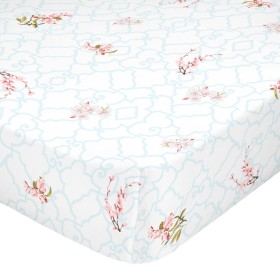 Fitted sheet HappyFriday Sakura Multicolour 140 x 200 x 32 cm by HappyFriday, Sheets and pillowcases - Ref: D1610707, Price: ...