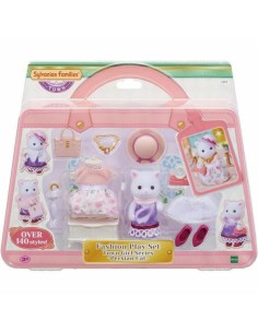 Figure Articolate Sylvanian Families The Fashion Suitcase And Big Sister Persian Cat da Sylvanian Families, Personaggi giocat...