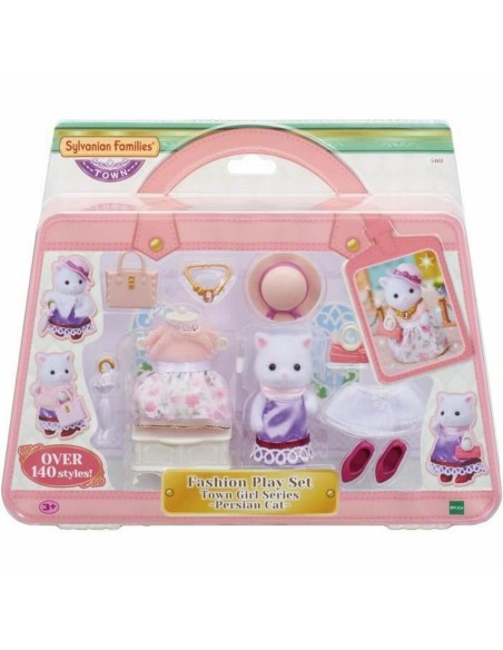 Gelenkige Figuren Sylvanian Families The Fashion Suitcase And Big Sister Persian Cat | Tienda24 Tienda24.eu