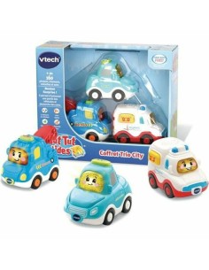 Playset de Vehículos Vtech Tut Tut Bolidos 28 x 11,5 x 28 cm Policía | Tienda24 Tienda24.eu