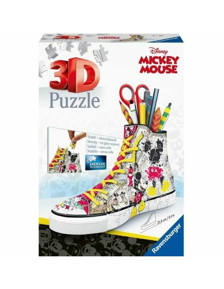 Puzzle 3D Ravensburger Sneaker Mickey Mouse (108 Pièces) | Tienda24 Tienda24.eu