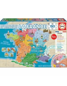 Puzzle per Bambini Educa Departments and Regions of France 150 Pezzi Mappa da Educa, Puzzle classici - Ref: S7157345, Precio:...